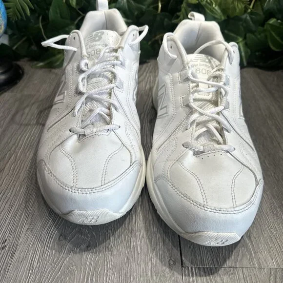 New Balance 608v5 White Mens Size 13 4E Wide Walking Casual Comfort Shoes